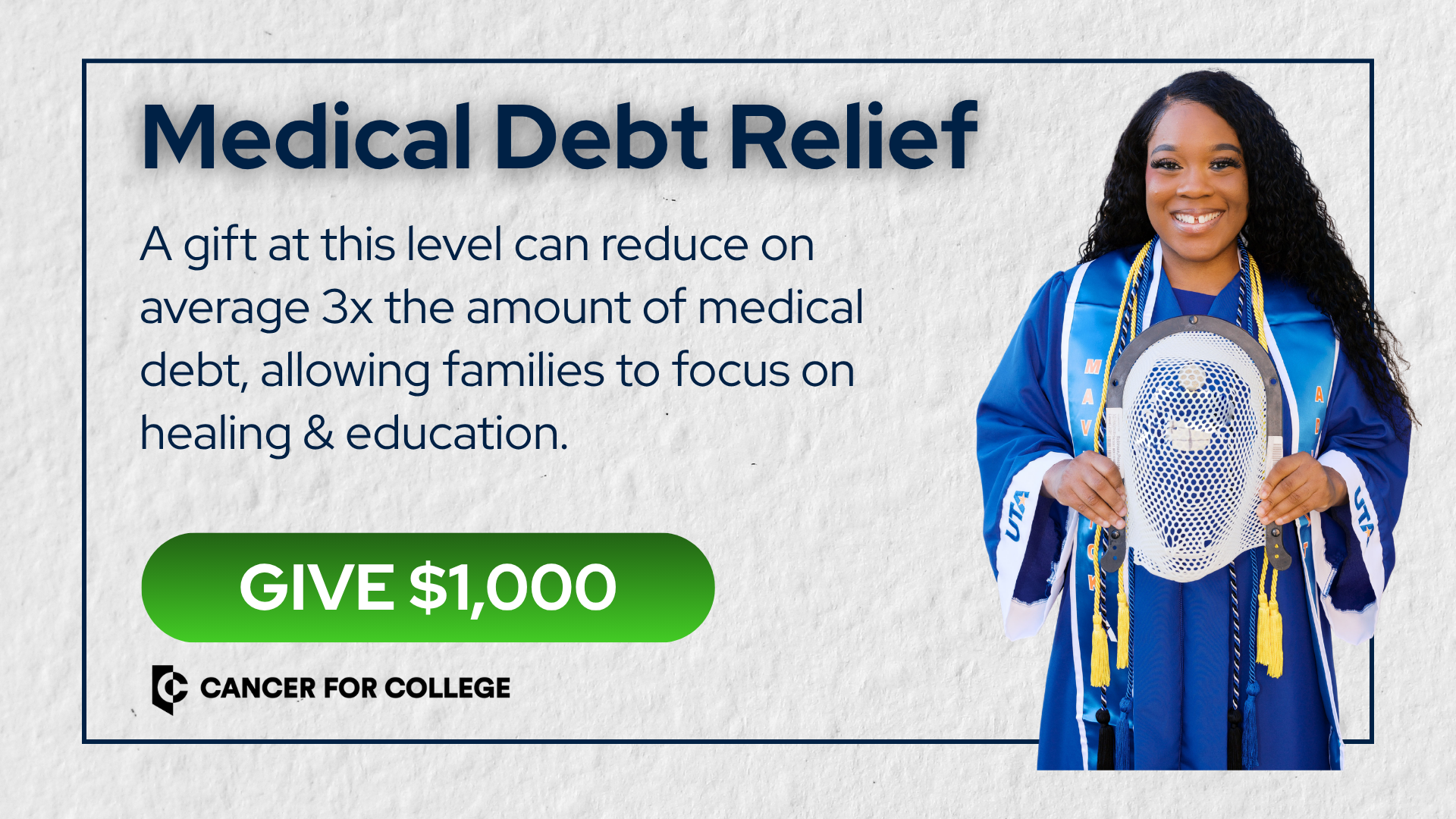 Donate $1000 Donate $1000