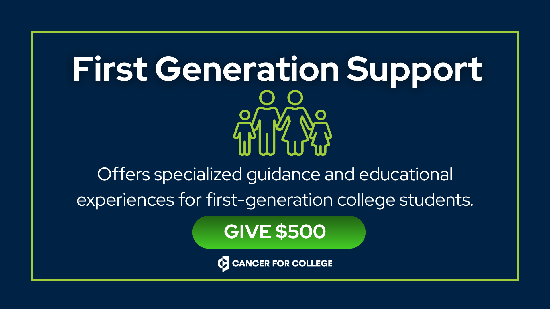 Donate $500 Donate $500